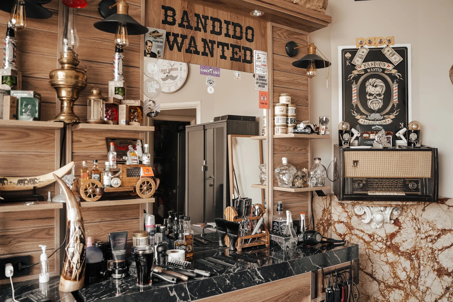 Winterwhiteworks Luxury Barber Shop Interior