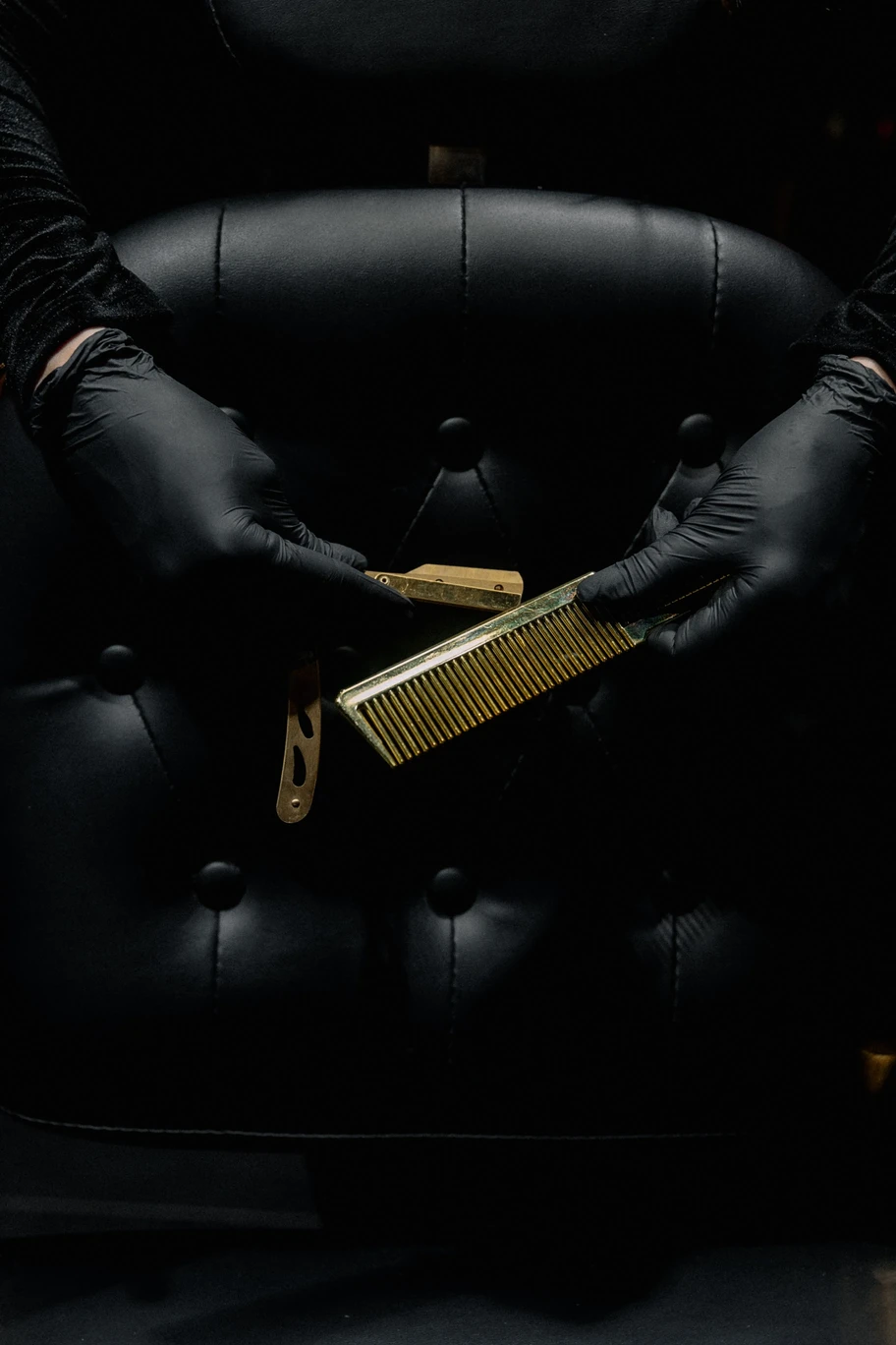 Leather and Steel Detail